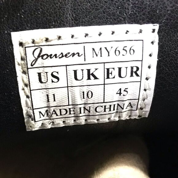 Jousen Chukka. Men’s Black Desert Ankle Lace Up Boots Shoe Size 11 (NWT) - Picture 10 of 10